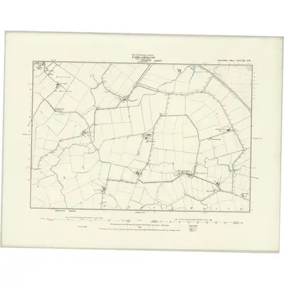 1886 Map of Lincolnshire CXXVIII.SW, 1888 Print