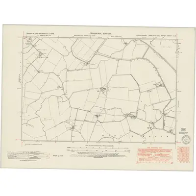 1946 Map of Lincolnshire CXXVIII.SW, 1951 Print