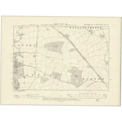 1903 Map of Lincolnshire CXXXI.NW, 1905 Print