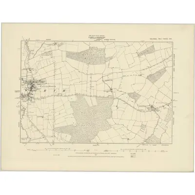 1887 Map of Lincolnshire CXXXI.SW
