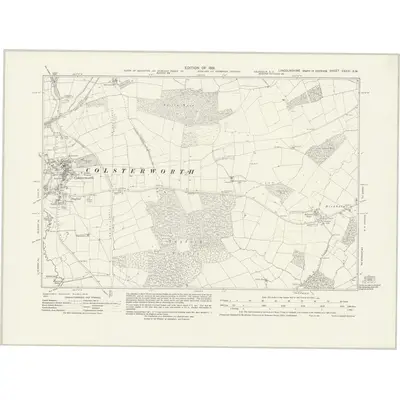 1929 Map of Lincolnshire CXXXI.SW, 1931 Print