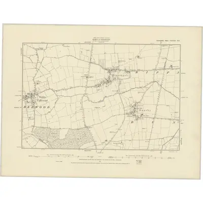 1887 Map of Lincolnshire CXXXII.NE