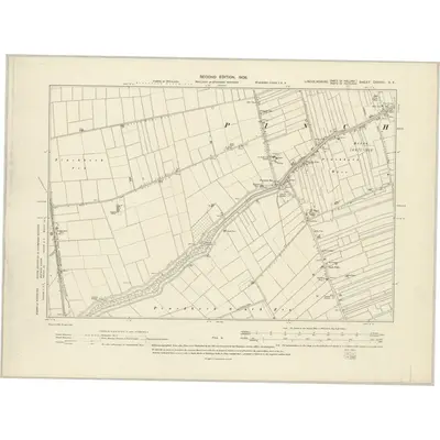1903 Map of Lincolnshire CXXXIII.SE, 1906 Print