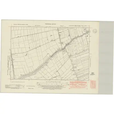 1938 Map of Lincolnshire CXXXIII.SE, 1948 Print