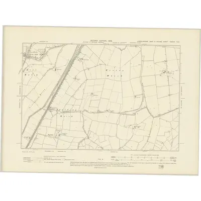 1903 Map of Lincolnshire CXXXIV.NE, 1906 Print