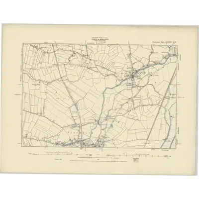 1887 Map of Lincolnshire CXXXIV.NW