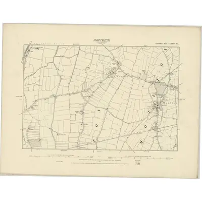 1887 Map of Lincolnshire CXXXIV.SE