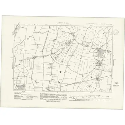 1929 Map of Lincolnshire CXXXIV.SE, 1937 Print