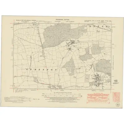 1949 Map of Lincolnshire CXXXIX.SW, 1951 Print