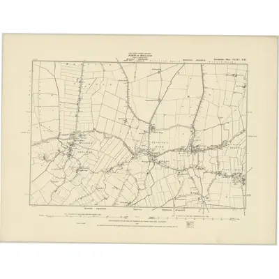 1887 Map of Lincolnshire CXXXV.NW