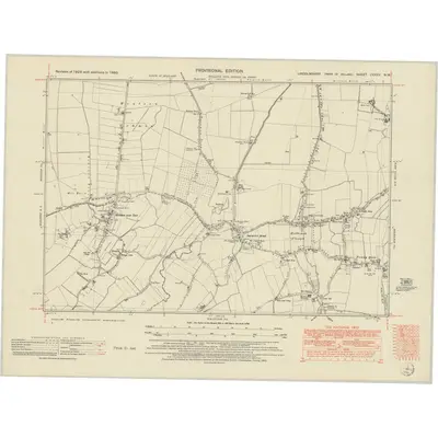 1950 Map of Lincolnshire CXXXV.NW, 1952 Print