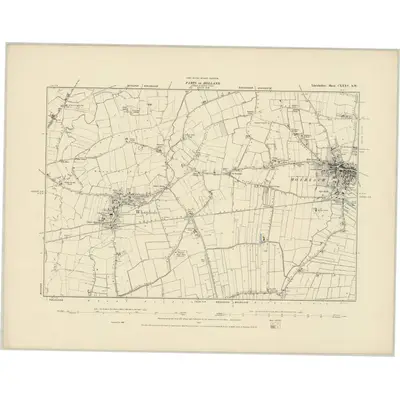 1887 Map of Lincolnshire CXXXV.SW