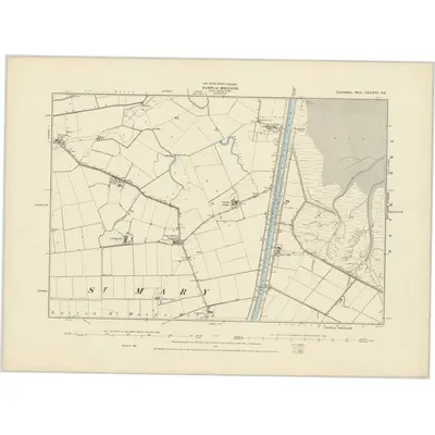 1887 Map of Lincolnshire CXXXVI.SE