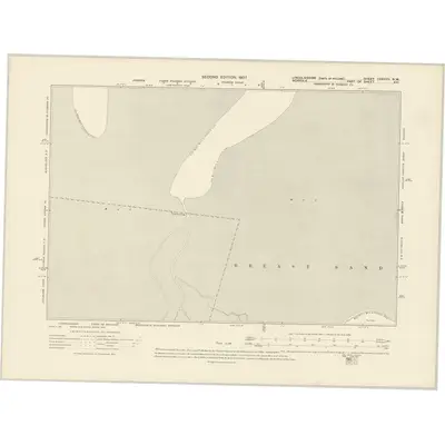 1903 Map of Lincolnshire CXXXVII.NW, 1907 Print