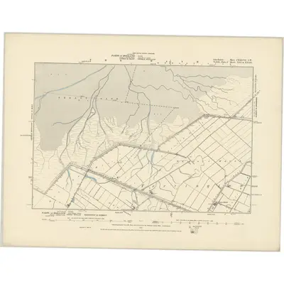 1886 Map of Lincolnshire CXXXVII.SW, 1887 Print