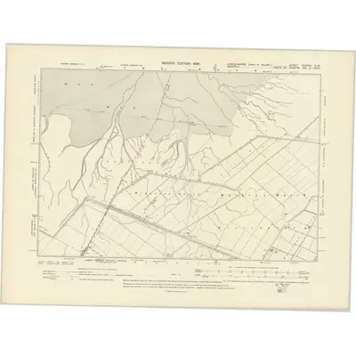 1903 Map of Lincolnshire CXXXVII.SW, 1906 Print