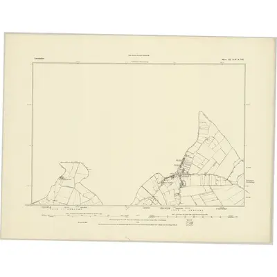 1885 Map of Lincolnshire IX.NE & IX.NW, 1886 Print