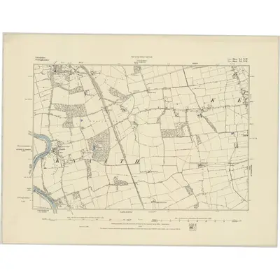 1885 Map of Lincolnshire LI.NW