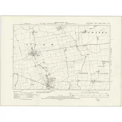 1904 Map of Lincolnshire LI.SE, 1931 Print