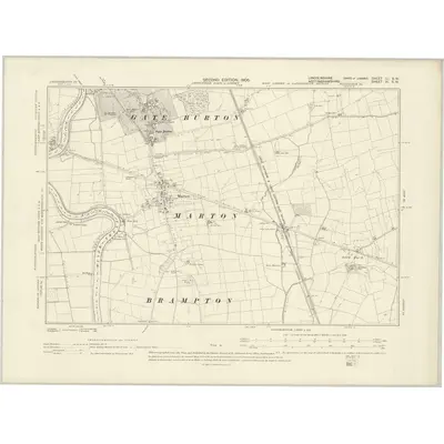 1898 Map of Lincolnshire LI.SW, 1906 Print