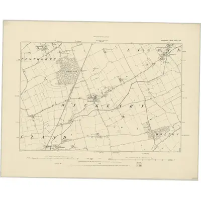 1886 Map of Lincolnshire LIII.SE