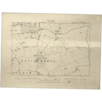 1887 Map of Lincolnshire LV.NW