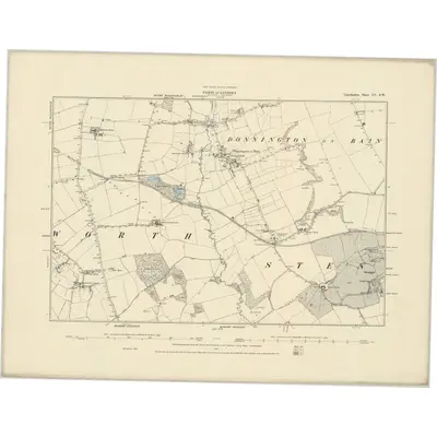 1887 Map of Lincolnshire LV.SW