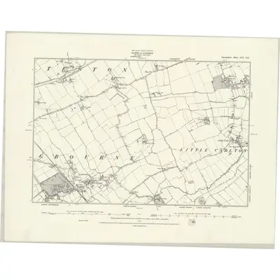 1888 Map of Lincolnshire LVI.NE