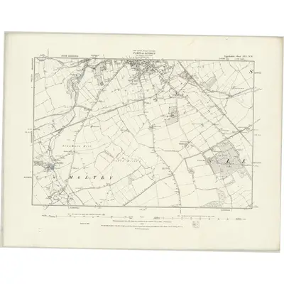 1888 Map of Lincolnshire LVI.NW