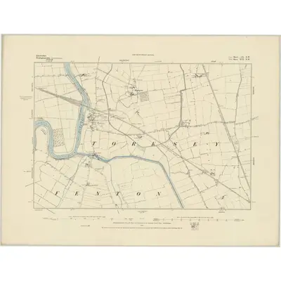 1885 Map of Lincolnshire LX.NW