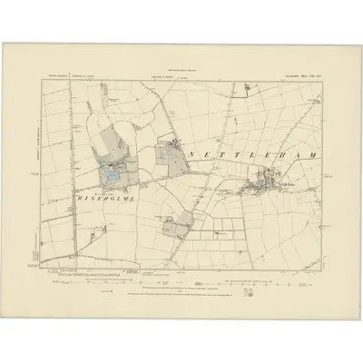 1886 Map of Lincolnshire LXI.SE