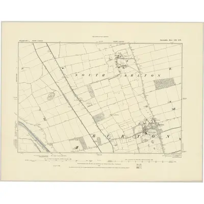 1886 Map of Lincolnshire LXI.SW