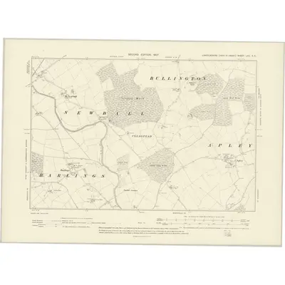 1905 Map of Lincolnshire LXII.SE, 1907 Print