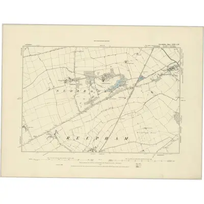 1886 Map of Lincolnshire LXII.SW
