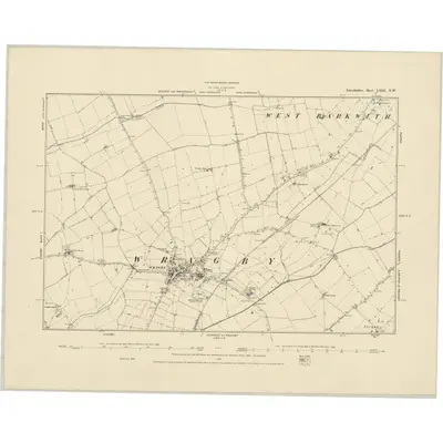 1886 Map of Lincolnshire LXIII.NW