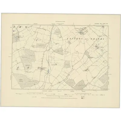 1886 Map of Lincolnshire LXIII.SW