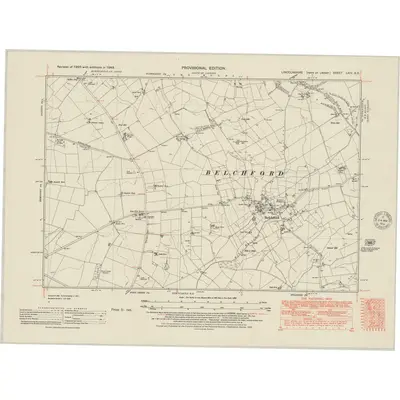 1948 Map of Lincolnshire LXIV.SE, 1951 Print