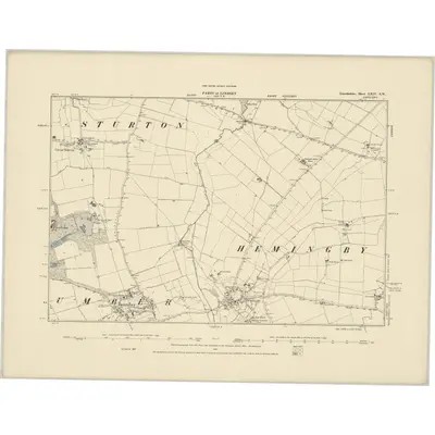 1887 Map of Lincolnshire LXIV.SW