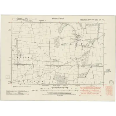 1948 Map of Lincolnshire LXIX.NW, 1950 Print