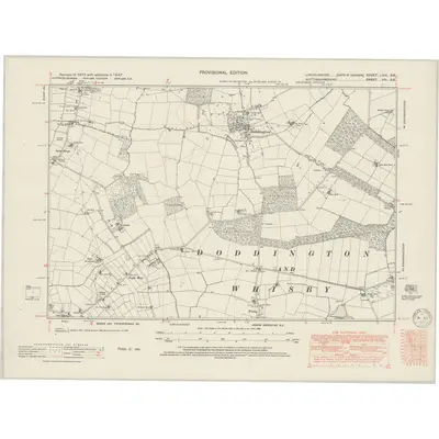 1947 Map of Lincolnshire LXIX.SE, 1950 Print