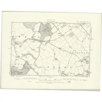 1888 Map of Lincolnshire LXV.NE