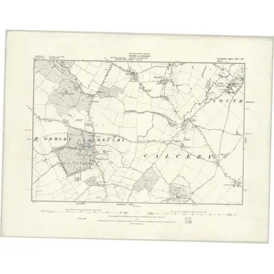 1888 Map of Lincolnshire LXV.SE