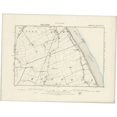 1888 Map of Lincolnshire LXVII.NW & LXVII.NE