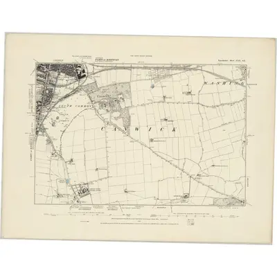 1887 Map of Lincolnshire LXX.SE