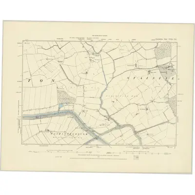 1886 Map of Lincolnshire LXXI.NE