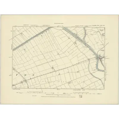 1886 Map of Lincolnshire LXXI.SE