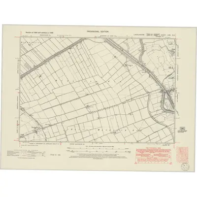 1946 Map of Lincolnshire LXXI.SE, 1950 Print