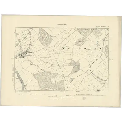 1886 Map of Lincolnshire LXXII.SW