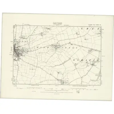 1887 Map of Lincolnshire LXXIII.SE, 1888 Print