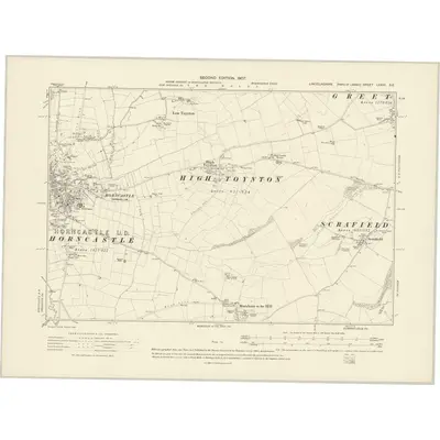 1904 Map of Lincolnshire LXXIII.SE, 1907 Print